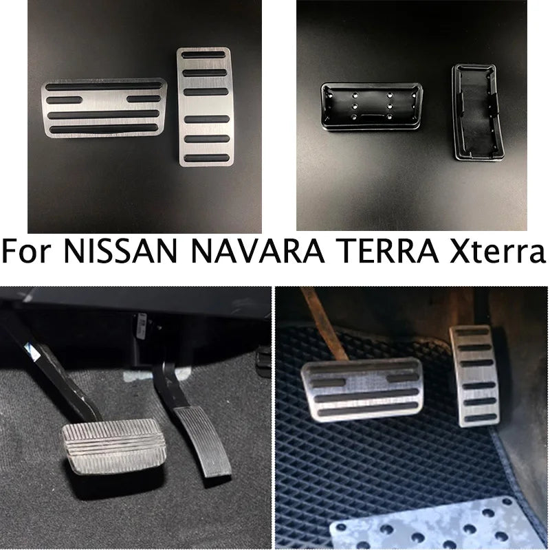 Car Brake Pedal Pad for NISSAN NAVARA TERRA Xterra FRONTIER PATROL PALADIN Pathfinder CEFIRO X-TRAIL.