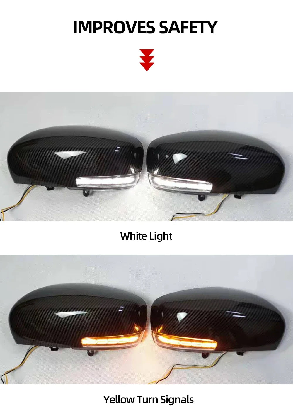 Luces LED de intermitente dinámicas de espejo retrovisor para Suzuki Swift/Dzire 2018 - 2020