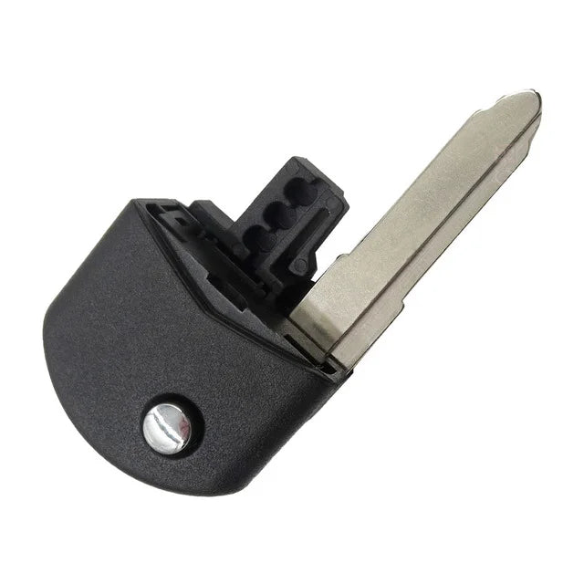 BEST KEY Klappschlüsselgehäuse mit 2/3 Tasten und großer Batterie für MAZDA 3 5 6 Series M6 RX8 MX5, mit ungeschnittener Klinge.