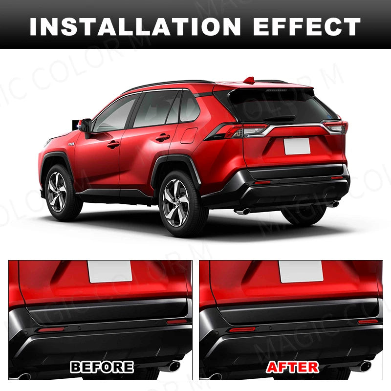 Kit de Reflector de luz antiniebla parachoque trasero, para Toyota RAV4 2019-2020